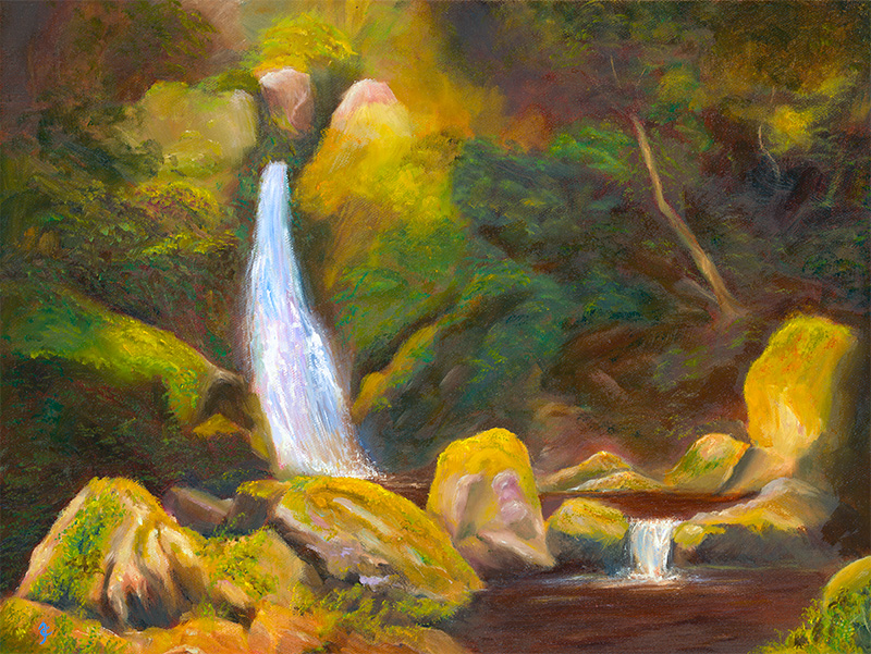 Devils Glen Waterfall